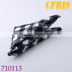 Small Handerchief 21*21cm,Grid 100% Cotton Handerchief thumbnail-2