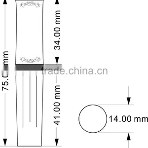 Empty MINI Plastic Mascara Tubes With Brush thumbnail-3