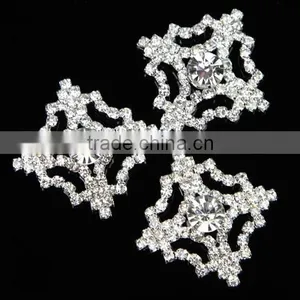 Fashional Shank Silver Diamonte Rhinestone Buttons for Apparel RNK194Y thumbnail-1