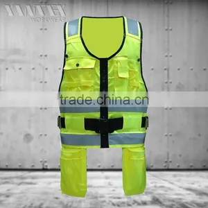 2015 Hot Selling EN20471 Hi-vis Tool Vest thumbnail-2