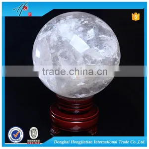 HJT Nature Clear Crystal Ball Personalized Quartz Sphere thumbnail-2
