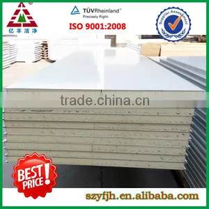 Standard 0.4mm Steel 50mm EPS Sandwich Panel for Proof /wall/ceiling thumbnail-3