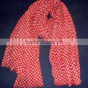 Hot Cotton Printed Scarf thumbnail-1