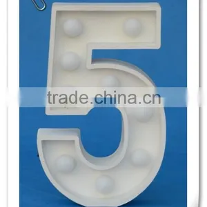 Most Popular Led Numerals Shape Light With the Battery Marquee Light Marquee Numbers thumbnail-1