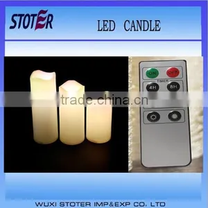 LED Candle 3 Pcs in Set With Remote Controller thumbnail-1