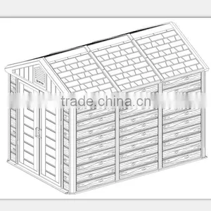 Wholesale New Arrival Smart Mini Garden Shed for Storage thumbnail-5