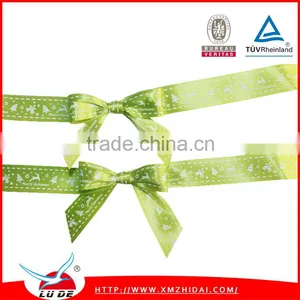 Gift Packing Use Printed Ribbon Bows With Back Ribbon thumbnail-1