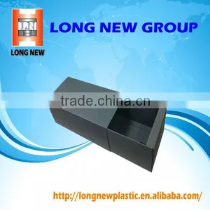 Popular Elegant Cardboard Black Shoe Box Packaging thumbnail-1