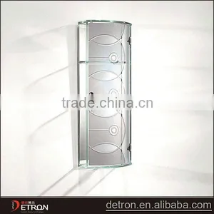 Elegant Cheap Corner Glass Display Cabinet thumbnail-1