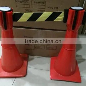 Red Color 3 Meters High Quality Retractable Poles Barriers thumbnail-5