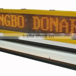 Double Side Super Brightness Vehicle Mounting Led Moving Sign thumbnail-1