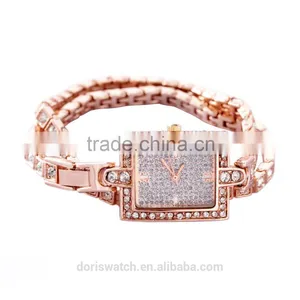 Women Watches Vogue Vintage Hand Quartz Fashion Bracelet Lady Watch thumbnail-3