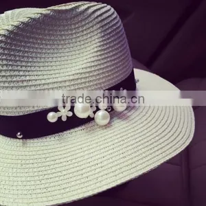 2016 Europe Popular Ladies Handmade Sun Hats High Quality Cheaper Wholesale Hat Straw thumbnail-4