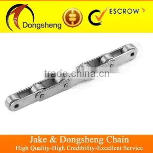 Zhejiang Jinhua Yongkang Chain Manufacturer Straight Plate Conveyor System Double Pitch SSC2082H thumbnail-1