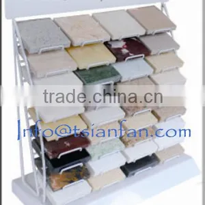 SR036-4 Steel Material Waterfall Stone Trade Show Display Shelf thumbnail-1