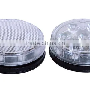 12Volt 4" Round Led Strobe Light Red/blue/amber/green/white 18 Flashing Warning Lights LTDG95 thumbnail-2