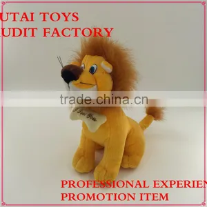 AZO Free Chinese Yangzhou Supplier Stuffed Animals Plush Lion Toy for Valentines Day Gifts 2016 New Products thumbnail-1