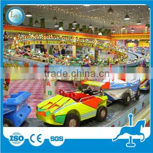 Discount! Outdoor Amusement 20 Seats Electric Mini Shuttle Track Train for Kids thumbnail-3