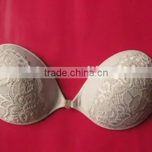 Sexi Young Girl Bra Transparent Lace Adhesive Bra thumbnail-1