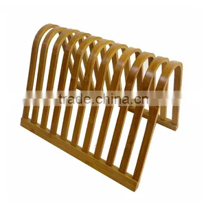 DT007/2015 New Design Bamboo Inverted V-Shaped Dish Rack ,Tray Drying Rack thumbnail-4