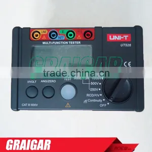 4 in 1 Insulation Tester Earth Resistance Meter+1000V+RCD+Continuity+ac/dc UT526 thumbnail-1