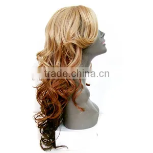 Factory Popular 185g Romance Curl Lace Front Synthetic Wigs for Female thumbnail-4