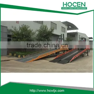 Used Mechanical Adjustable Dock Leveler/ Hydraulic Stationary Dock Leveler Price/ Car Hydraulic Ramp Trailers Loading Car Ramp thumbnail-1
