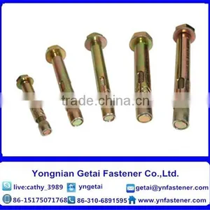 Zinc Yellow Hex Bolt Sleeve Anchor thumbnail-4