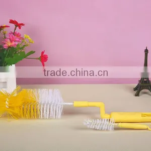 Jinhua Best Selling Nylon Nipple Straw Water Baby Bottle Cleaning Brush thumbnail-3