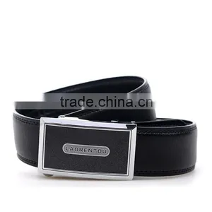 Wholesale Leather Belt Strap Automatic Buckle Leather Belt Black Leather Belt thumbnail-1