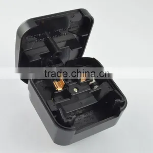 New Product China Wholesales,Euro to UK BS1363 Converter Plug With FUSE 13A ,ac Plug Adapter Male to Male thumbnail-3