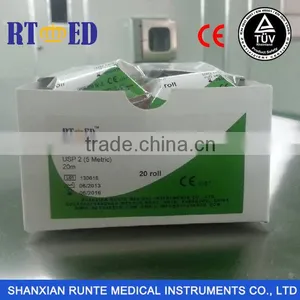 Veterinary Surgery Use White Braided Caprone 2# Suture Thread thumbnail-1