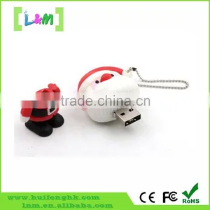 Fashion Christmas Gift / Stocking Plastic USB Flash Drive / CE Rohs FCC Approved / Original Chip thumbnail-3
