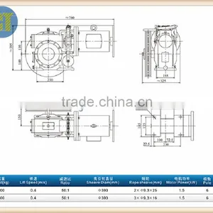 Elevator/Lift Geared Traction Machine SF110 thumbnail-2