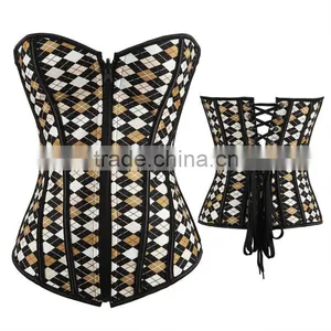 Good Quality Steel Boned Waist Slimming Corset thumbnail-1