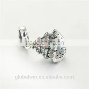 Christmas Tree Charm Me Products Charms European Charm Bracelet Necklace 100% Real 925 Sterling Silver S212 Aaa Cubic Zirconia thumbnail-2