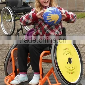 Rehabilitation Therapy Supplies China Topmedi Aluminum Folded Lightweight Leisure Basketball Sport Wheelchair Prices thumbnail-6