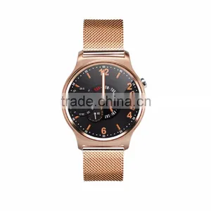 New 1.33'' Inch Full Circle Bluetooth 4.0 Syn Pedometer GW01 Android IOS Smart Watch thumbnail-3