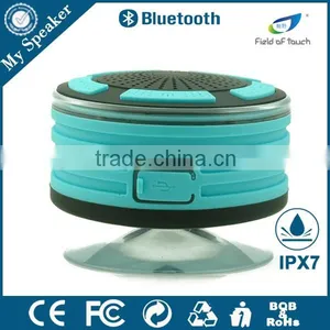 My Speaker F013 Black With Sky Blue New Arrival LED Wireless Bluetooth Waterproof Speaker thumbnail-5