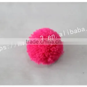 Colorful Customized Size Polyester Yarn Pom Pom Ball for Decoration thumbnail-3