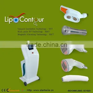 Cavitation Vacuum Ultrasound Body Slimming Multi Polar Radio Frequency RF Skin Tighten Beauty Equipment thumbnail-1