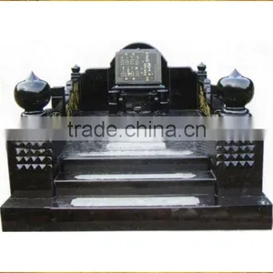 Funeral Monument,China Nature Stone Tombstone thumbnail-1