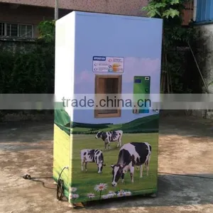Door to Door Supported in Kenya: 400L Coin Type Automatic Fresh Milk Vending Machine | Automatic Milk Dispenser thumbnail-1