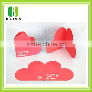 Event Party Supplies Custom Design Paper Love Heart Decorations Table Card Wedding Favors Butterfly Laser Cut Card thumbnail-4