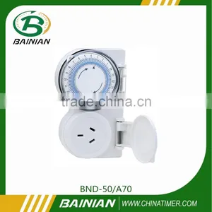 Outdoor IP44 Australia SAA Analog 24 Hours Programmable Timer thumbnail-1