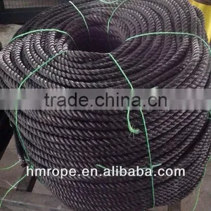 pe 3 or 4 Strands Twist Rope Black Color thumbnail-1