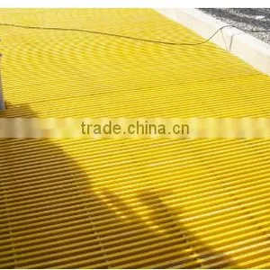 Yellow Color FRP Pultruded Grating /fiberglass Rail Fence thumbnail-4
