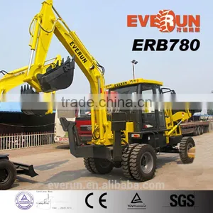 EVERUN Backhoe Loader 8ton 7ton 6ton, 4x4 Carraro Transmission, 1.15m3 thumbnail-5