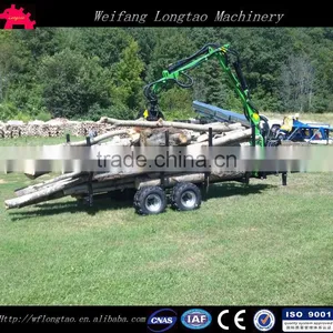 ATV and Quad Bike Log Trailer With Crane With CE Approved thumbnail-4