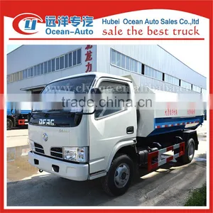 DFAC New Condition and Diesel Fuel Type 5m3 Small Garbage Truck thumbnail-1